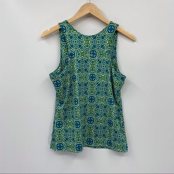 Columbia Tops - Columbia blue print v-neck athletic tank top